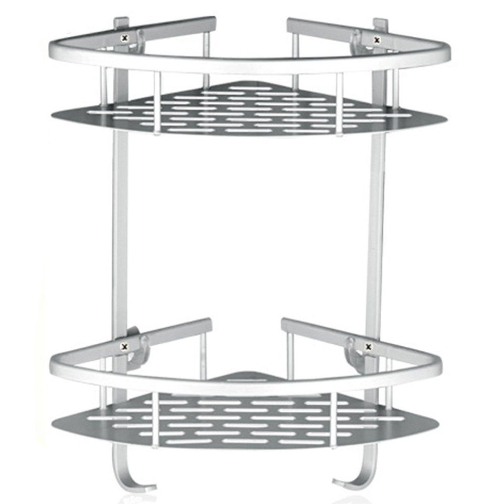 Suporte de Shampoo Aluminio Rack de Banheiro Sabonete Prateleiras Parede - 5