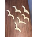 Ver imagem 1 de Kit 6 Gaivotas de Madeira