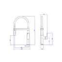 Ver imagem 3 de Misturador Deca Monocomando de Mesa para Cozinha Level Motion Cromado - 2274.c
