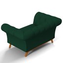 Ver imagem 3 de Sofá 2 Lugares Império 150 Cm Veludo Verde Musgo C-303