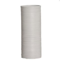 Vaso Medio em Ceramica com Textura - Acabamento Verde Claro Fosco - 1