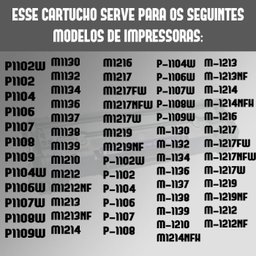 Toner Compatível 35/36/285a 2k Para Hp 1005 1102 1132 1006 1120 1102 - 4