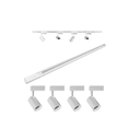 Ver imagem 1 de Trilho Eletrificado 1m + 4 Spot Led 7w Branco Luz Quente