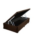 Ver imagem 1 de Cama Box Baú Solteiro Kings Stop Acolchões Síntetico Marrom 41x88x188