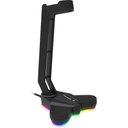 Ver imagem 1 de Suporte para Headset Fortrek Vickers Rgb Preto