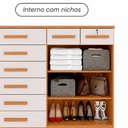 Ver imagem 3 de Cômoda Lopas Toronto 2 Portas 8 Gavetas