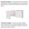 Conjunto Cômoda e Berço de Bebê Retrô Mavie Branco Rosa - 6