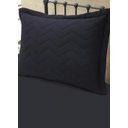 Ver imagem 1 de Porta Travesseiro Malha Liso VV 50 x 70cm - Preto