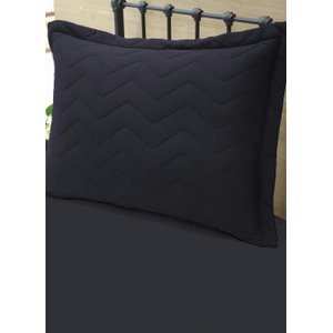 Porta Travesseiro Malha Liso VV 50 x 70cm - Preto