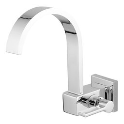 Torneira Quadrada Parede Inox Cozinha Banheiro Moderna - Marchezan 4415 - 1