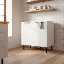 Ver imagem 1 de Armário Balcão de Cozinha 80cm S/tampo 2 Portas 100% Mdf Phoenix Móvel na Caixa