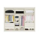 Ver imagem 6 de Guarda Roupa 6 Portas (2 C/ Espelho) e 6 Gavetas Argos Off White - Europa