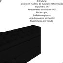 Ver imagem 2 de Calçadeira Baú Sapateira 160cm Ayla Veludo Capitonê