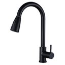 Ver imagem 1 de Torneira para Cozinha Monocomando Aço Inox 304 Preto Fosco