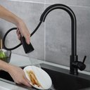 Ver imagem 7 de Torneira para Cozinha Monocomando Aço Inox 304 Preto Fosco