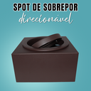 Ver imagem 4 de Spot Plafon Sobrepor de Teto Direcionável Quadrado Lâmpada Ar 70 - 3500/1 - Marrom Texturizado