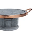 Ver imagem 3 de Pedra para Carne e Réchaud Fogareiro em Pedra Sabão 27x10cm