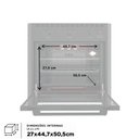 Ver mais imagens de Forno Elétrico de Embutir Nardelli 80L com Grill, Timer 120 Min e 300°C Black 127V