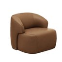 Ver imagem 6 de Poltrona Decorativa Giratória em Couro Livintus Leather