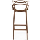 Ver imagem 6 de Kit 20 Banquetas Allegra com Encosto Design Cozinha/bancada - Marrom