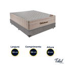 Ver imagem 3 de Cama Box Casal Cinza e Colchão Airtech Springpocket Molas Ensacadas Ortobom