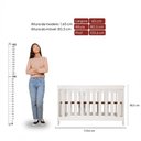 Ver imagem 6 de Conjunto Berço + Cômoda Ditália Bbi-56 Dm-217 Branco