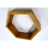 Nicho Rustico Colmeia Hexagonal 25x28x9,5cm - Cedro - 2