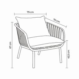 Poltrona para Jardim em Polipropileno Seiva - 3