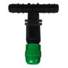 Kit 10 Bicos Aspersor com Tê Tubo Pe 16mm Horta Estufa - 2