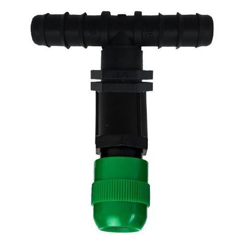 Kit 10 Bicos Aspersor com Tê Tubo Pe 16mm Horta Estufa