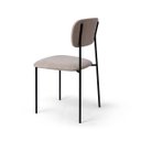 Ver imagem 4 de Cadeira Jantar Aline Metal Moderna Leve Resistente Estofada
