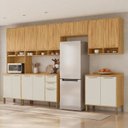 Ver imagem 1 de Cozinha Modulada Completa 6 Peças 16 Portas MDF 350cm Malta Espresso Móveis