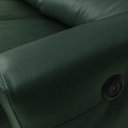 Ver imagem 6 de Sofá Sala de Cinema Elétrico Maldivas Reclinável Retrátil 4 Lugares 281cm Couro Verde Brilho G40 - G