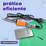 Ferro Solda Eletrico 110v Ponta Fina Suporte Soldagem Seguro Leve Ergonômico Aquece Rapido 400 Graus - 8