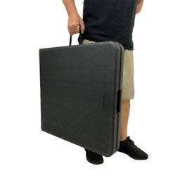Mesa Maleta Preta Dobrável 1,22M - 4