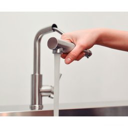 Misturador Monocomando Tramontina Monde Plus em Aço Inox e Acabamento Scoth Brite com Extensor Tramo - 6