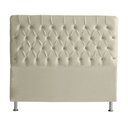 Ver imagem 2 de Kit Estrela Cabeceira de Cama Box e Calçadeira Baú Pés Palito Botão Cristal Queen 160 Cm Suede Porce