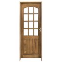 Ver imagem 1 de Kit Porta de Madeira Maciça Meia Almofada Rodam Itaúba - 2.10 (a) X 0.82 (l) - Lado Esquerdo