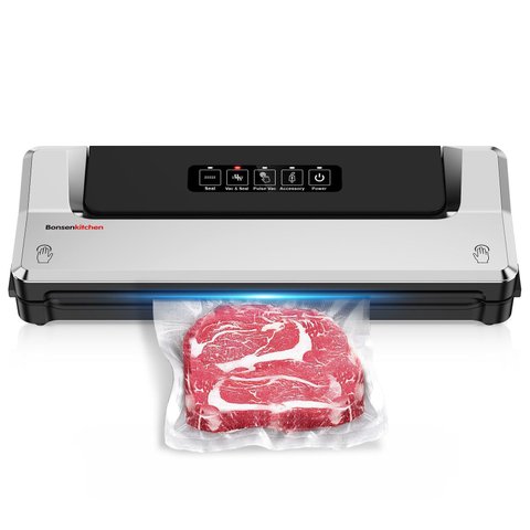 Seladora a Vácuo Bonsenkitchen 4 em 1, Compacta, com Mangueira e Sacos