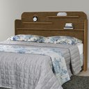 Ver imagem 1 de Cabeceira Para Cama Casal 1,40 Com Prateleira Florença - Grenat - Gabrielli Móveis