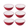 Kit 6 Tigelas Bowl Cumbuca Plástico Duo Chef 560 Ml Plasútil - 1