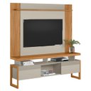 Ver imagem 1 de Painel Tv 55 Pol Lana e Rack 180cm Agata Nature/off Flex L06 - Mpozenato
