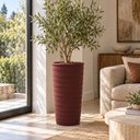 Ver imagem 2 de Vaso Grego para Plantas Alto Tramontina Polietileno 80cm Gra