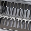Ver imagem 5 de Cuba Calha Úmida 70x40 Aço Inox 304 Escovado Escorredor Embutir Sobrepor 2 Válvulas Cozix