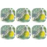 Conjunto de 6 Pratos Summer 20X20Cm Tropical - 2