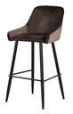 Ver imagem 1 de Banqueta Porto Rico Marrom Base Aço Preta 105cm - 49960