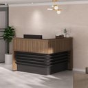 Ver imagem 4 de Balcão para Atendimento Recepção em L 295,4cm X 147,7cm