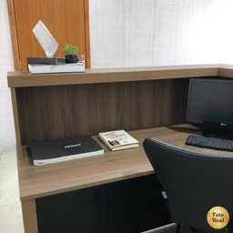 Balcão para Atendimento Recepção em L 295,4cm X 147,7cm - 9