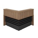 Ver mais imagens de Balcão para Atendimento Recepção em L 295,4cm x 147,7cm Artany