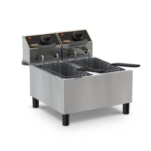 Fritadeira de Mesa 2 Cubas de 15cm e 6 Litros 220v